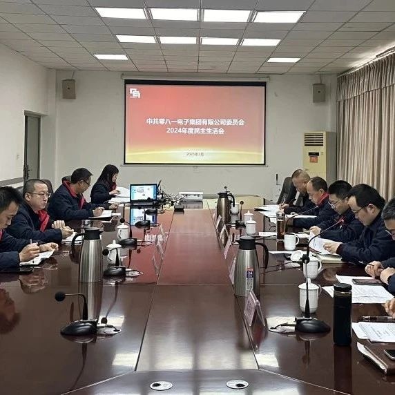 零八一集团党委组织召开2024年度民主生活会