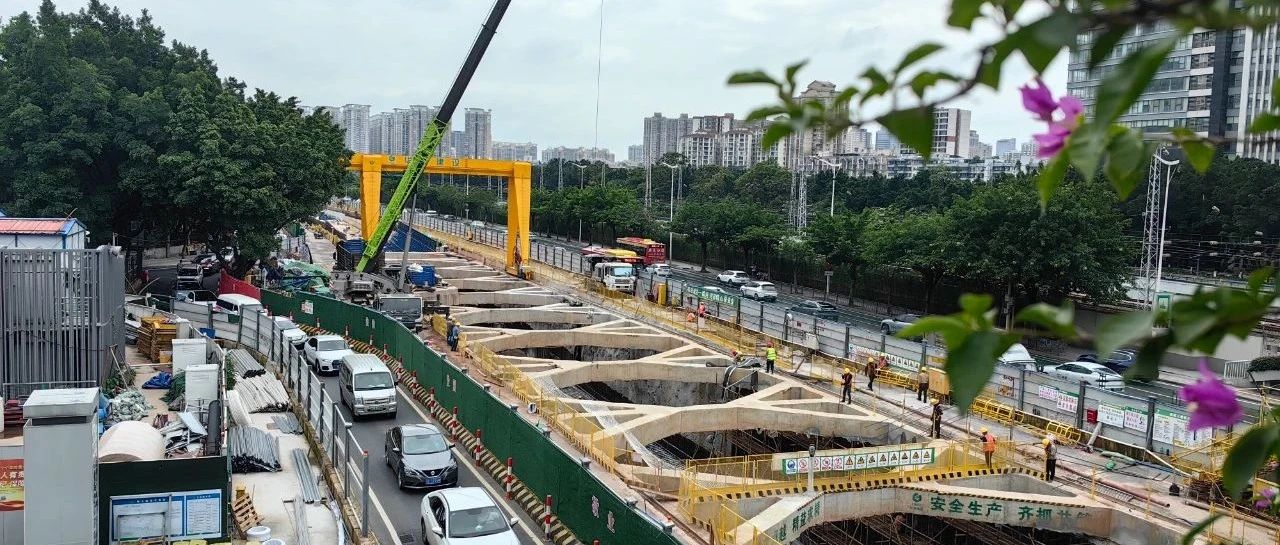 破难题 抢工期！五山路与广园路立交工程进度+1 城市交通焕新可期