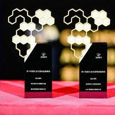RUI实力｜双双获奖！瑞众保险整合营销与AIGC作品成功斩获第十四届社会化营销金蜜蜂奖！